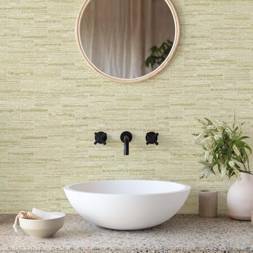 Vamos Tile 100 Pieces Peel and Stick Backsplash Tile, 3" x 6" Subway Tile - Image 4