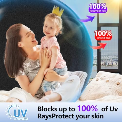 Total Blackout Window Film with 4 Tools,Total Black 23.62"x196.9" - Image 3