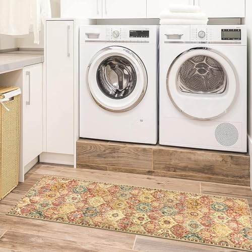 Lahome Moroccan Washable Runner Rug, 2x6 Soft Kitchen Runners for Hallways - Image 4