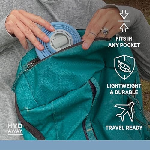HYDAWAY 25oz Collapsible Water Bottle, Packable Leakproof for Travel - Image 4