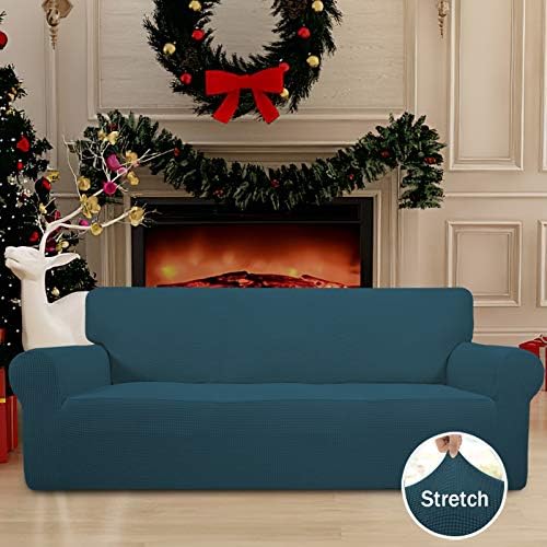 Easy-Going Stretch Oversized Sofa Couch Slipcover Washable Deep Teal - Image 2