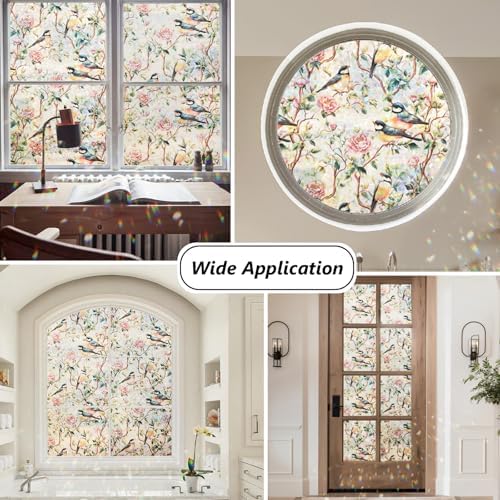 Window Privacy Film Stained Glass 35.4" x 78.7" Rainbow - Image 6