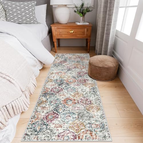 Lahome Moroccan Hallway Runner Rug, 2x6 Kitchen Runner Rugs Washable - Image 4