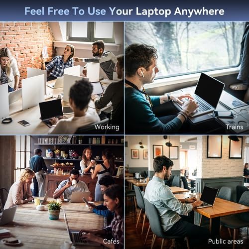 Mamol Magnetic Laptop Privacy Screen 13.3 inch ,16:9 Aspect Removable Anti Glare Protector Blue Light Privacy Screen Filter,Filter Shield Compatible with HP/Dell/Acer/Asus/Samsung/Lenovo/Thinkpad Envy - Image 7