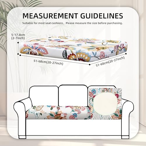 8 Pcs Outdoor Cushion Covers, Patio Sofa Cushion Covers Replacement - Image 2