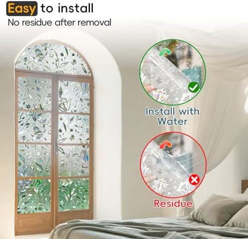 Dwersty Window Privacy Film 17.5 inch * 78.74 inch - Image 4