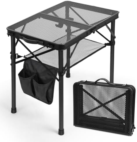 E EASTSTORM 2 Ft Folding Camping Table with Mesh Bag, Small Grill Table by EEASTSTORM
