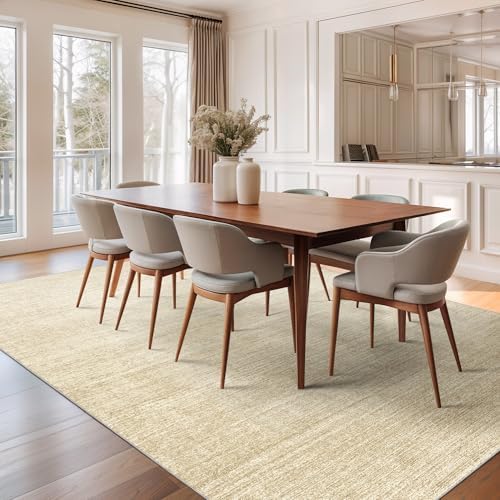 Valenrug Washable Rugs 5x7, Non Slip Large Area Rugs for Living Room, Tan - Image 6