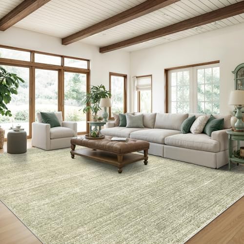 Valenrug 6x9 Area Rugs Non Slip, Large Washable Rugs for Living Room, Green - Image 3