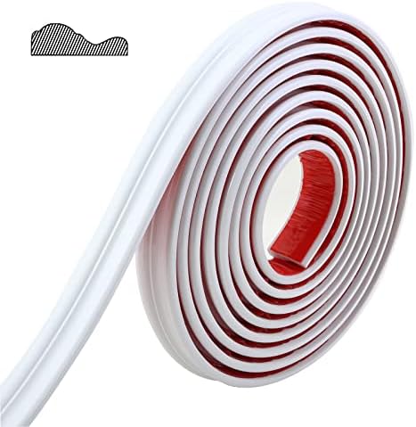 Flexible Wall Molding Trim & Chair Rail | Peel and Stick Self-Adhesive Panel Moulding | DIY Home Decor on The Cabinet Door Mirror Frame, 9.8ft x 1.3 in by Getallthemoldingtrimsyoulike