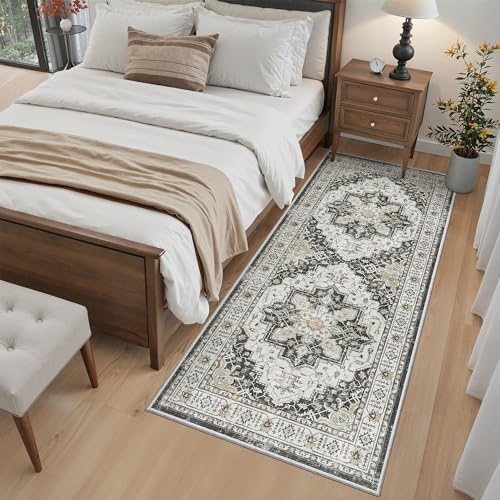 Madane Washable Runner Rug 3x6 Runners for Hallways Non Slip, Black - Image 4