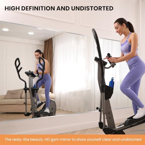 pertetey 48 x 24 in Home Gym Mirrors, Frameless, 2-Pack - Image 2