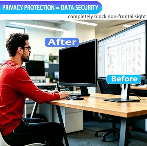 [2 Pack] 32 Inch Computer Privacy Screen Filter for 16:9 Monitor - Image 4