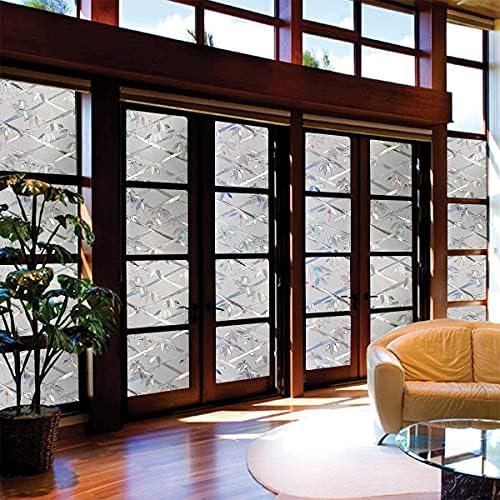 Window Privacy Film for Glass, Bamboo Fence Removable Static Film, 17.5x118.1 Inch - Image 3