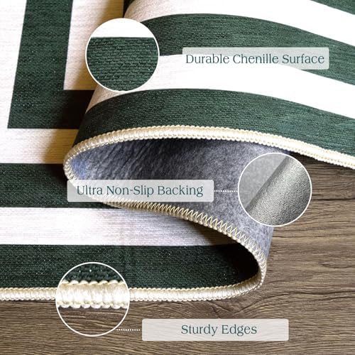 3x5 Modern Entry Rug - Washable Indoor Outdoor Mats for Front Door - Image 3