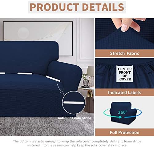 Easy-Going 100% Waterproof Chair Couch Cover, Stretch Jacquard Sofa Cover - Image 4