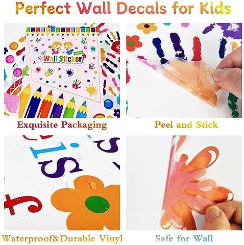 AOWDIAO Inspirational Kids Classroom Wall Decals – The Future of the World Is in This Room Quote – Peel and Stick Vinyl Sticker for School, Nursery and Playroom Decor - Image 3