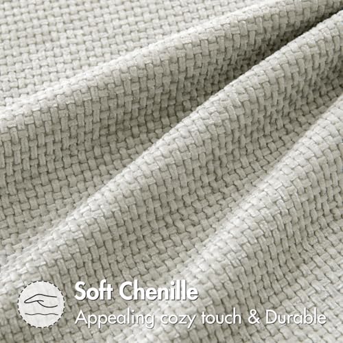 MIULEE Decorative Couch Throw Pillow Covers 20x20 Inch Grey-White 2 Pack - Image 6