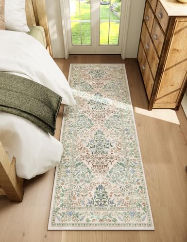 Washable Runners for Hallways Kitchen Rugs: 2'6"x8' Kitchen Runner Stain Resistant Non Slip Low Pile Soft Carpet Runner Rug for Entryway Indoor Hallway Bedroom Beside Bathroom Laundry Room - Image 6