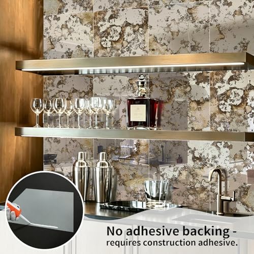 LiveInUrban Acrylic Antique Mirror Wall Panels, Humidity Wall - Image 2