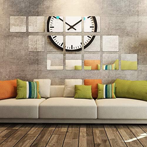 Removable Acrylic Mirror Setting Wall Sticker Decal DIY Modern Decoration for Home Living Room Bedroom Decor (15 PCS 15x15) - Image 2