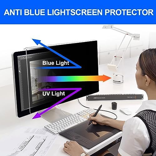 JiSiTeCai[2pack 19 Inch 16:10 Computer Privacy Screen Filter for Monitor - Privacy Shield and Anti-Glare Protector (19-16:10) - Image 5