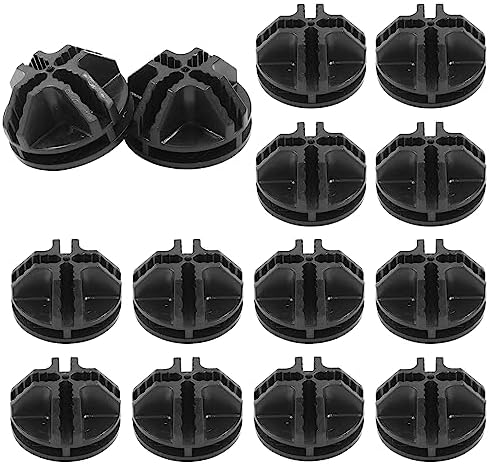40 Pcs Wire Cube Connectors for Modular Storage Shelving (Black) by Kyuionty