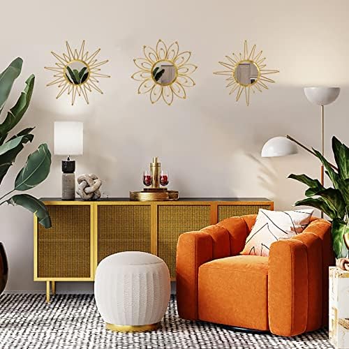 Mirror Wall Decor Gold Sunburst Mirrors Home Decoration Wall Art - Image 4