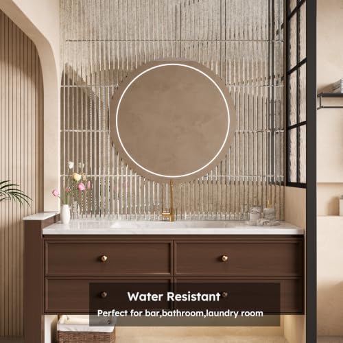Diflart Peel and Stick Mirror Backsplash Tile, Beveled Mirror Tile for Kitchen Bathroom Bar Accent Wall (Antique, 11.8 x 11.8 Inch) - Image 5