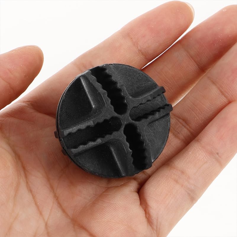 Luxshiny 12 Pack Modular Cube Connectors for Wire Grid Panels, Black - Image 2