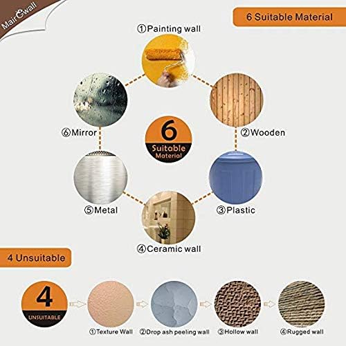 Quanhaigou Glow in The Dark Wall or Ceiling Moon Stickers – Luminous Decal Sticker for Simulated Planet Effect at Night – Red 3D Earth Black Tree Cat - Image 7