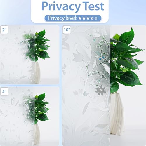 GTJ Rainbow Tulip Window Privacy Film, Static Cling, 34.7 x 78.74 in - Image 6