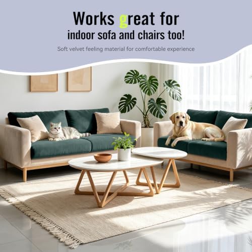 8Pcs Outdoor Cushion Covers, Stretch Patio Furniture Couch Chair Slipcovers - Image 7