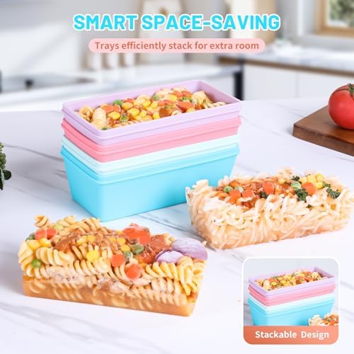 Gemice 2-Cup Silicone Freezer Molds with Lids, Individual 4-Pack - Image 4