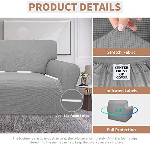 Easy-Going 100% Waterproof Chair Couch Cover, Stretch Jacquard Sofa Cover - Image 4