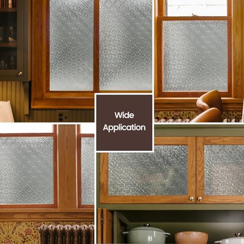 ADD.HERES Window Privacy Film, Glass Decorative Static Cling, 17.5" x 78.7" - Image 5
