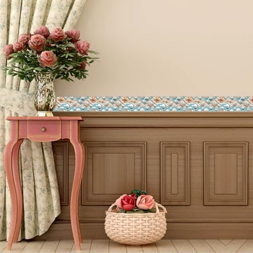 IVN Wallpaper Border Peel and Stick Wall Seashells Sand 4x196 Inch - Image 4