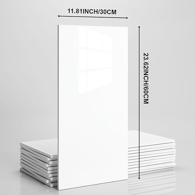 10 PCS Marble Peel and Stick Wall Panels 23.6"x11.8" Sticker | Self Adhesive, PVC, Waterproof Backsplash Tile for Bathroom, Kitchen, Living Room, Style1 - Image 6