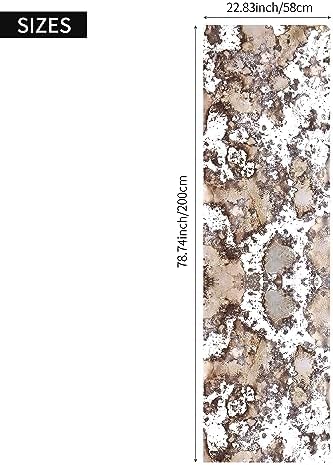 LiveInUrban Vintage Foxed Silver Rusts Antique Chrome Reflective Wallpaper, 22.83"x78.74" Grunge Peel and Stick Contact Paper for Furniture Vanity Dresser Home Decor - Image 6