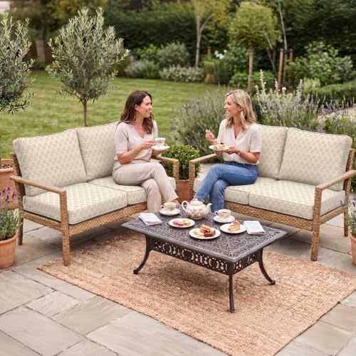 8Pcs Patio Cushion Covers Stretch Outdoor Furniture Protector Slipcovers - Image 2