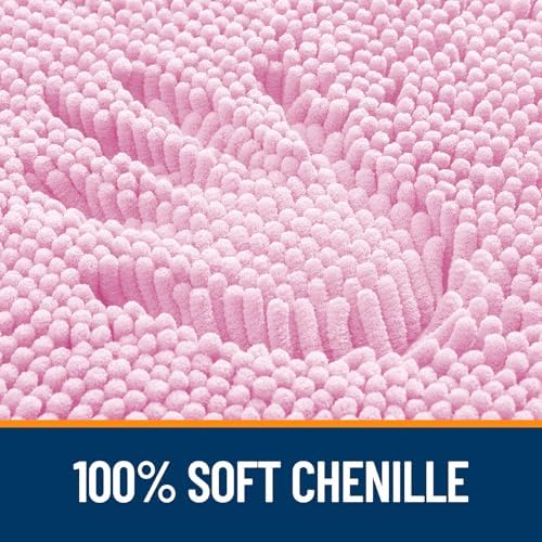 OLANLY Bathroom Runner Rugs 45x27, Extra Soft Absorbent Chenille Bath Rugs - Image 3