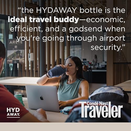 HYDAWAY 25oz Collapsible Water Bottle, Packable Leakproof for Travel - Image 6