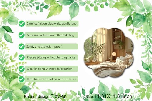 Shatterproof Scratch-Resistant Wall Mirror for Room Decorative - Image 4