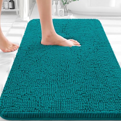 OLANLY Bathroom Rugs 30x20, Extra Soft Absorbent Chenille Bath Rugs by OLANLY