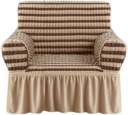 NICEEC Arm Chair Covers Armchair Covers Universal Slipcovers with Skirt by NICEEC
