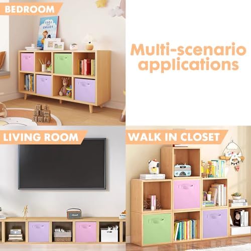 ShellKingdom Storage Bins, Foldable Fabric Storage Cubes And Cloth Storage - Image 4