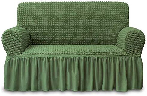 NICEEC Loveseat Covers Washable Love Seat Couch Covers Slipcover with Skirt by NICEEC
