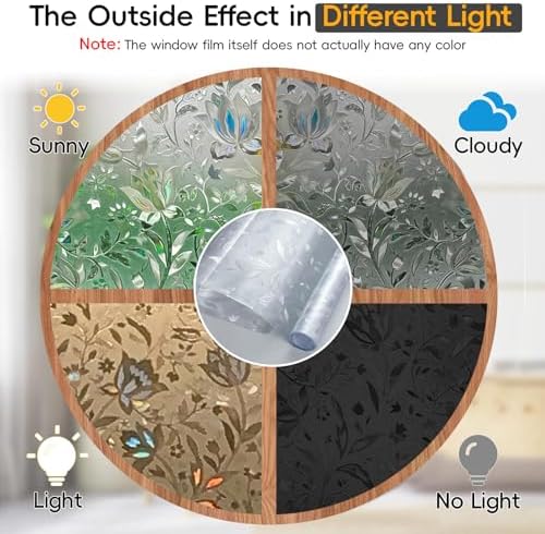 Dwersty Window Privacy Film 17.5 inch * 78.74 inch - Image 5