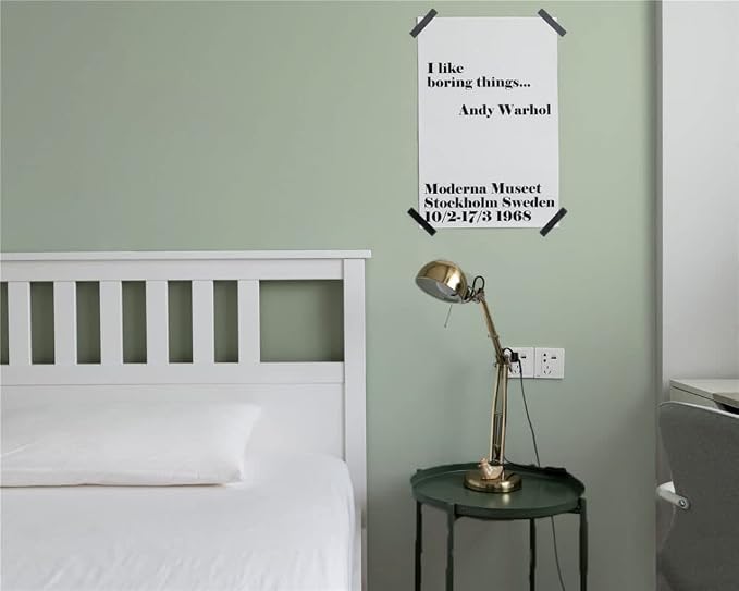 Dimoon 236''x17.7'' Green Peel and Stick Wallpaper Contact Paper Modern Self Adhesive Wall Paper Removable Renter Friendly Textured Solid Color Shelf Cabinet Vinyl Roll (236''x17.7'',Palegreen) - Image 5