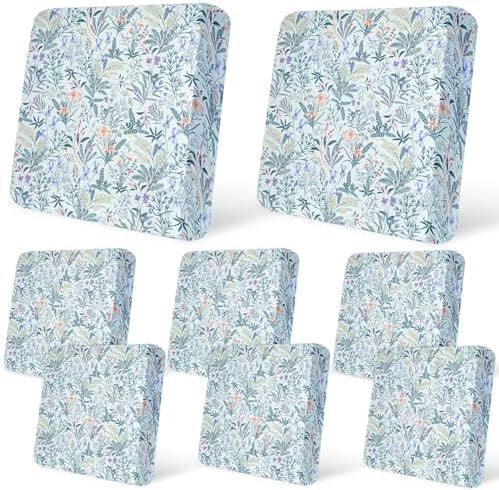 8Pcs Patio Cushion Covers Stretch Outdoor Furniture Protector Slipcovers by pickyNproud